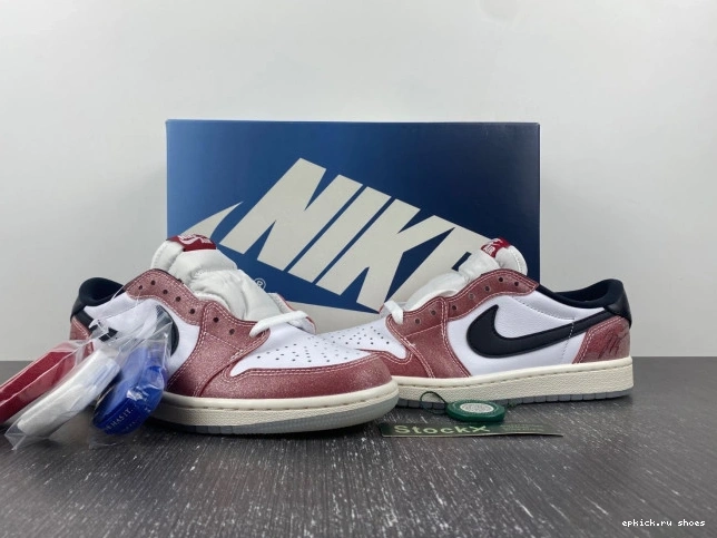 Cheap ROOM OG 'RED 1 LOW BLACK' TROPHY AIR X JORDAN FN0432-017 0805
